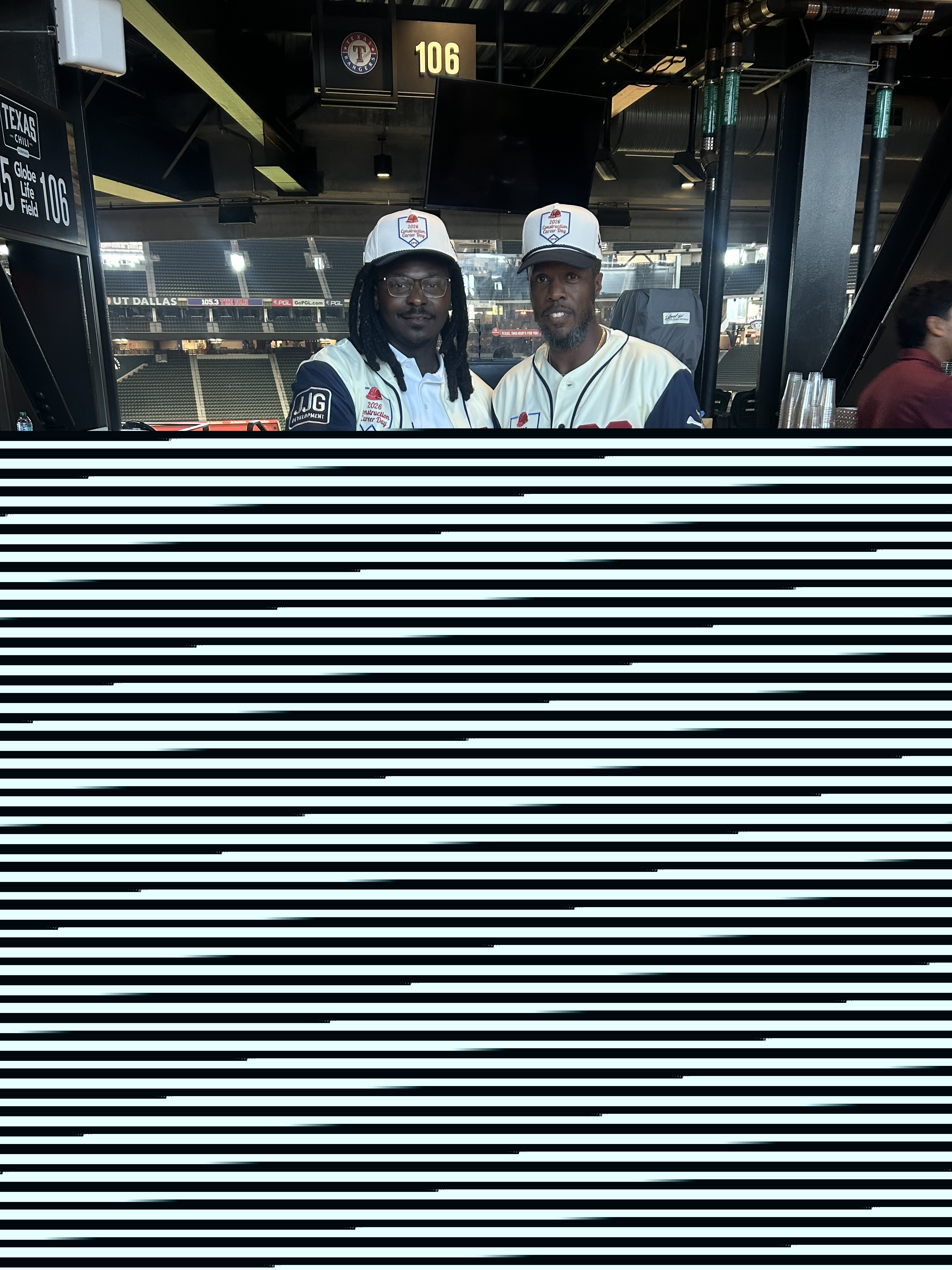 FE Logistics team at Globe Life Field